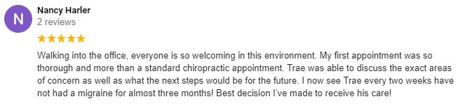 Chiropractic Belton TX Patient Testimonial